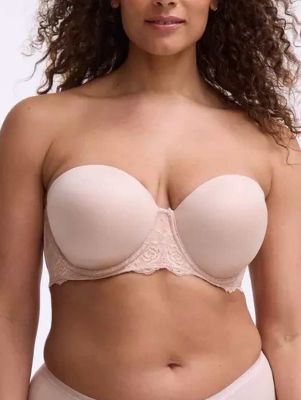 Torrid Curve Strapless Lightly Lined Smooth Straight Back Bra NWT
